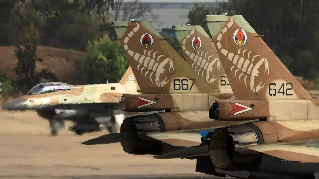 מטוס F-16 של חיל האוויר הישראלי מטוס F-16 של חיל האוויר הישראלי