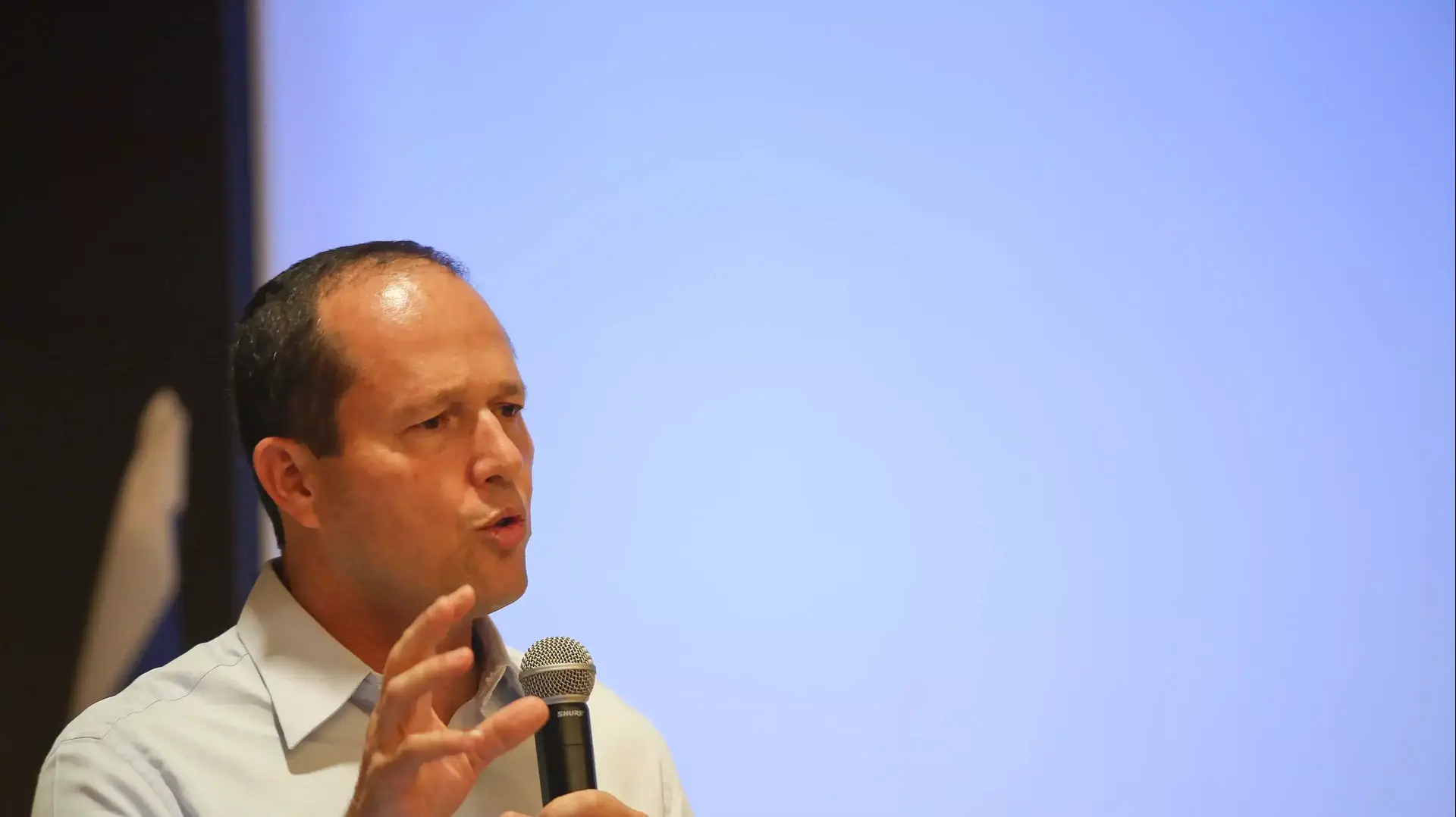 ראש העיר ירושלים ניר ברקת במכללת הדסה