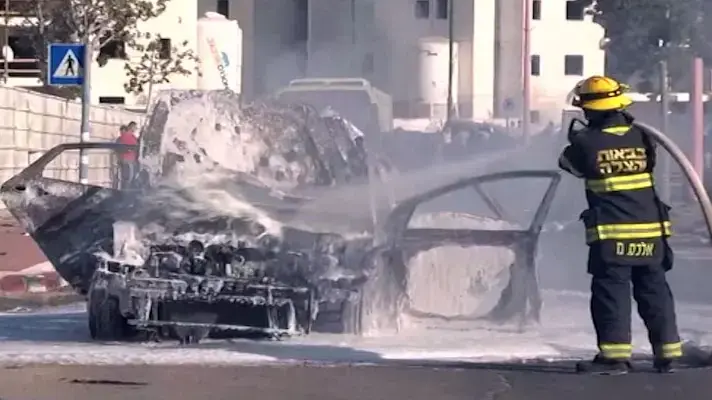 חשד לניסיון חיסול: 2 פצועים קשה מפיצוץ ברכב