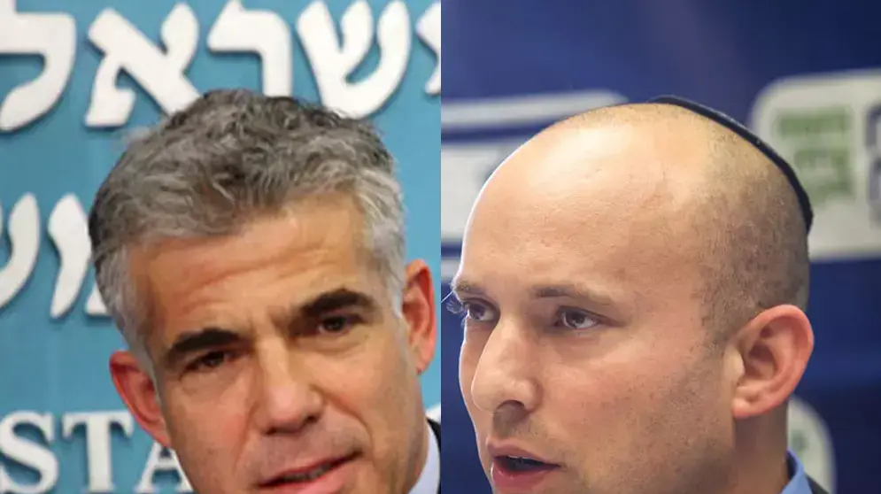 יאיר לפיד ונפתלי בנט.