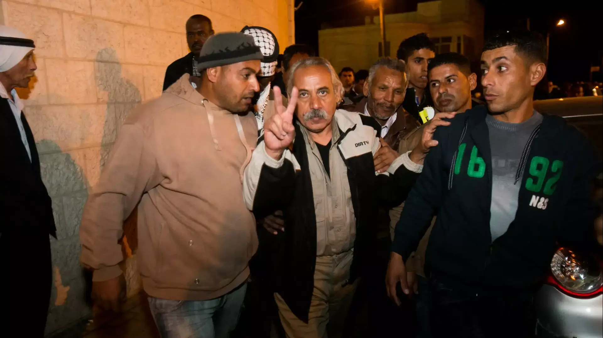 חגיגות ברמאללה לרגל שחרורם של 26 אסירים ביטחוניים שהיו כלואים בישראל. 30 באוקטובר 2013 חגיגות ברמאללה לרגל שחרורם של 26 אסירים ביטחוניים שהיו כלואים בישראל. 30 באוקטובר 2013