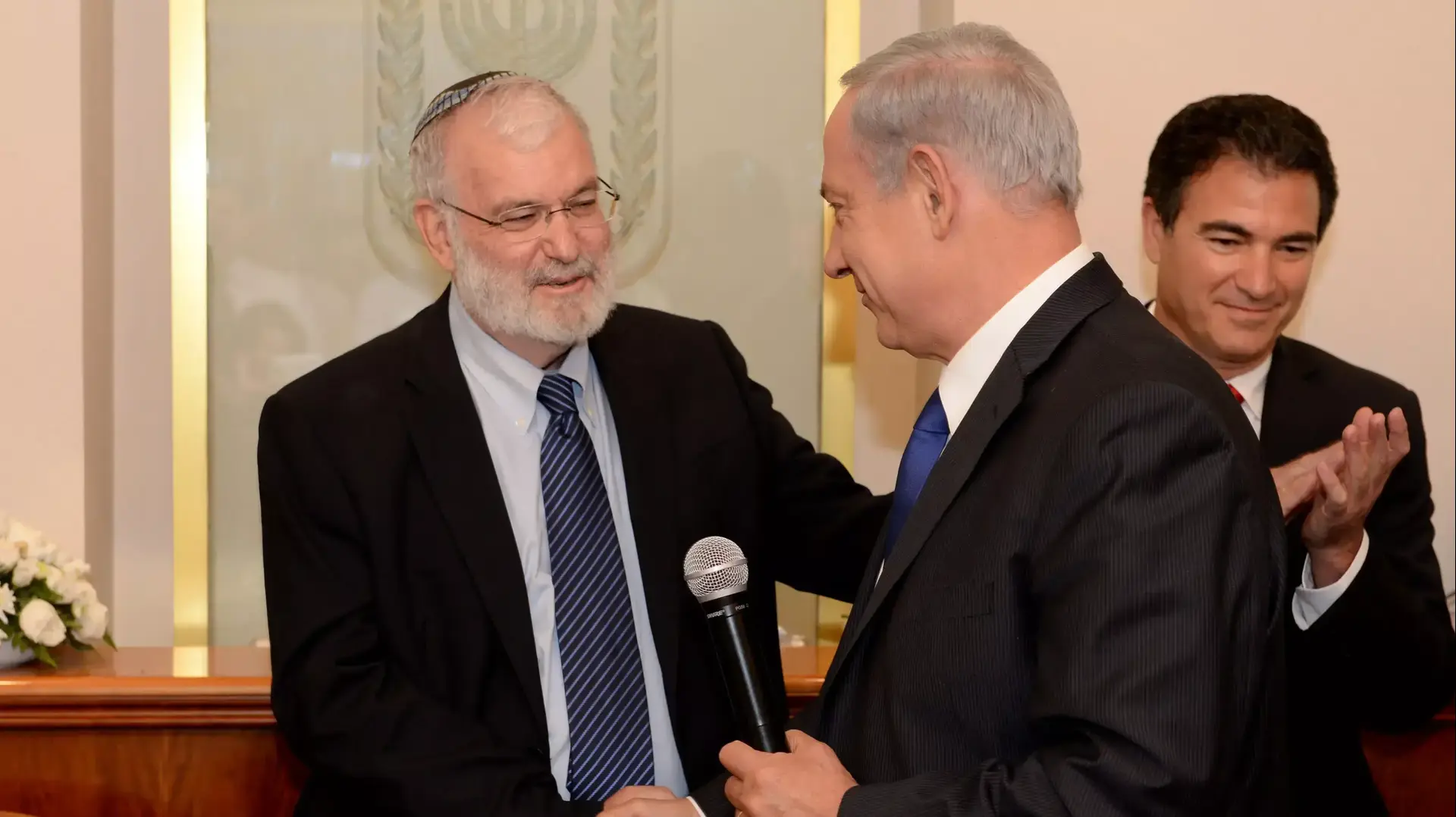 ראש הממשלה בנימין נתניהו בארוע פרידה מראש המל"ל היוצא, יעקב עמידרור