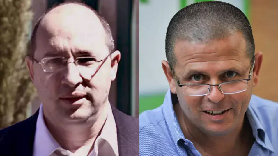 המיועד לתפקיד יו"ר ההסתדרות אבי ניסנקורן וח"כ איתן כבל המיועד לתפקיד יו"ר ההסתדרות אבי ניסנקורן וח"כ איתן כבל