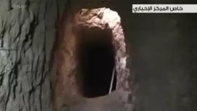 מנהרת תופת שנחשפה מתחת לדמשק. סוריה, נובמבר 2013