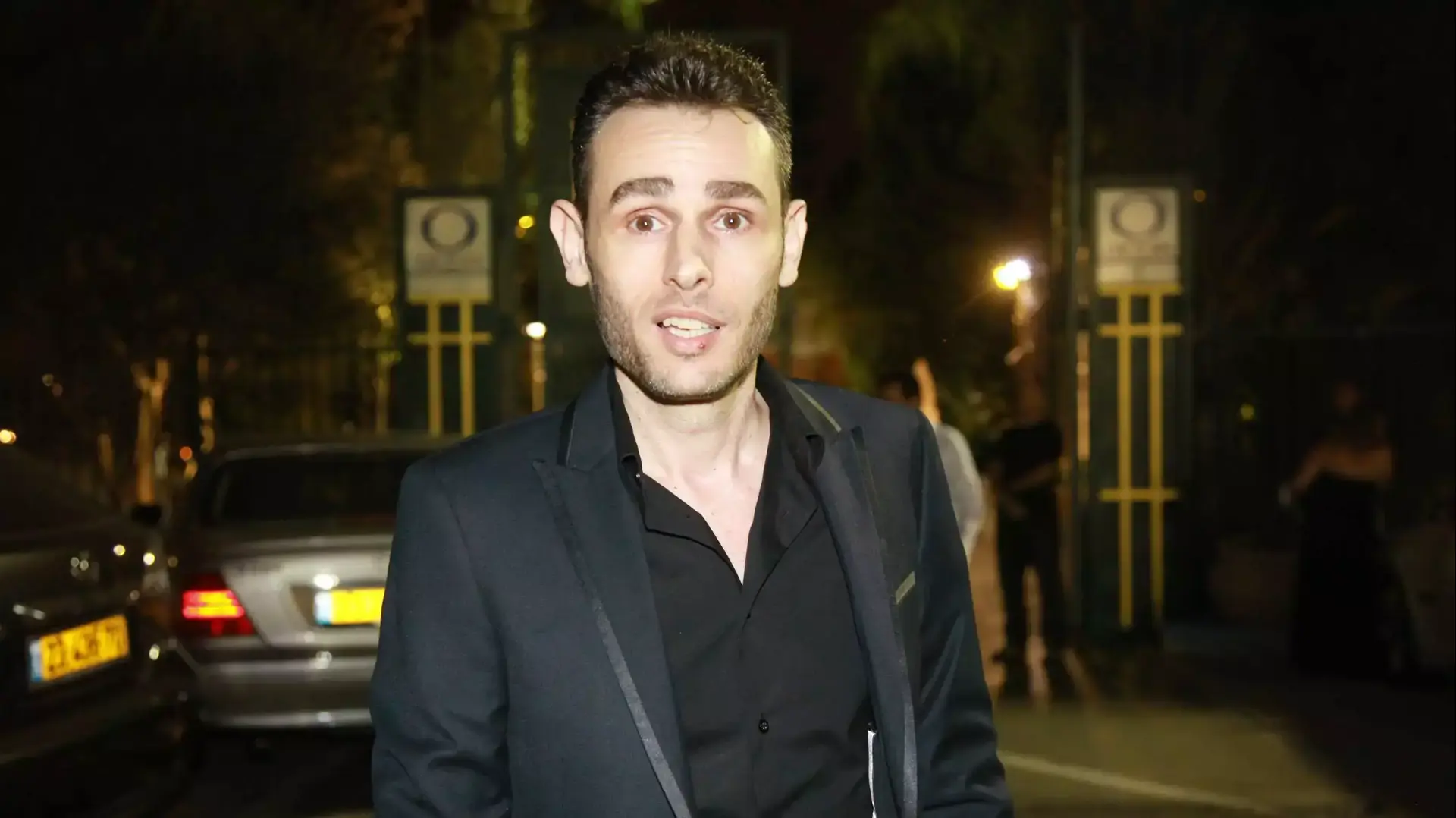 מושיק עפיה בחתונתו של דרור אלפרון, דצמבר 2013