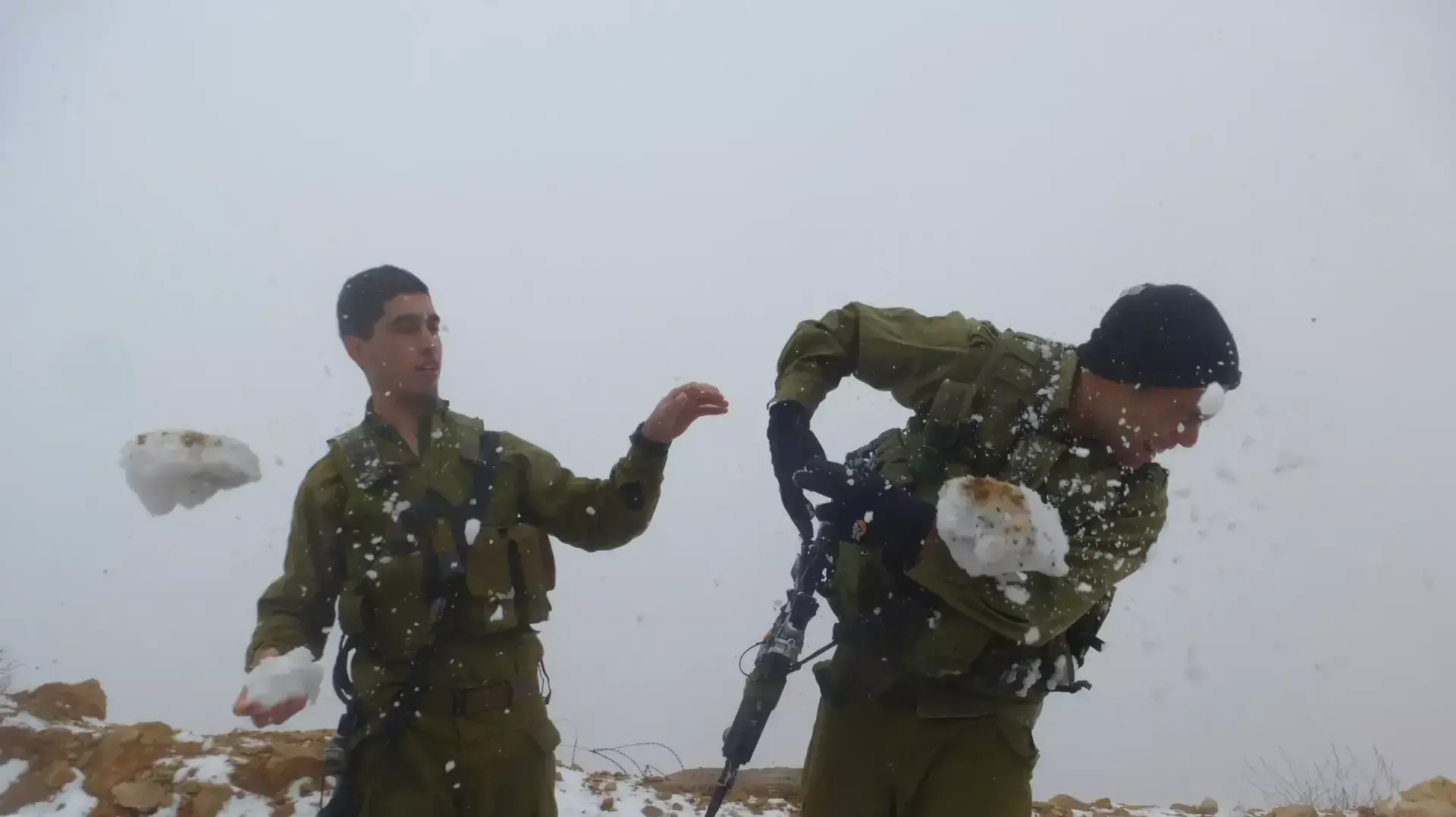 שלג בהרי החרמון. דצמבר 2013 שלג בהרי החרמון. דצמבר 2013