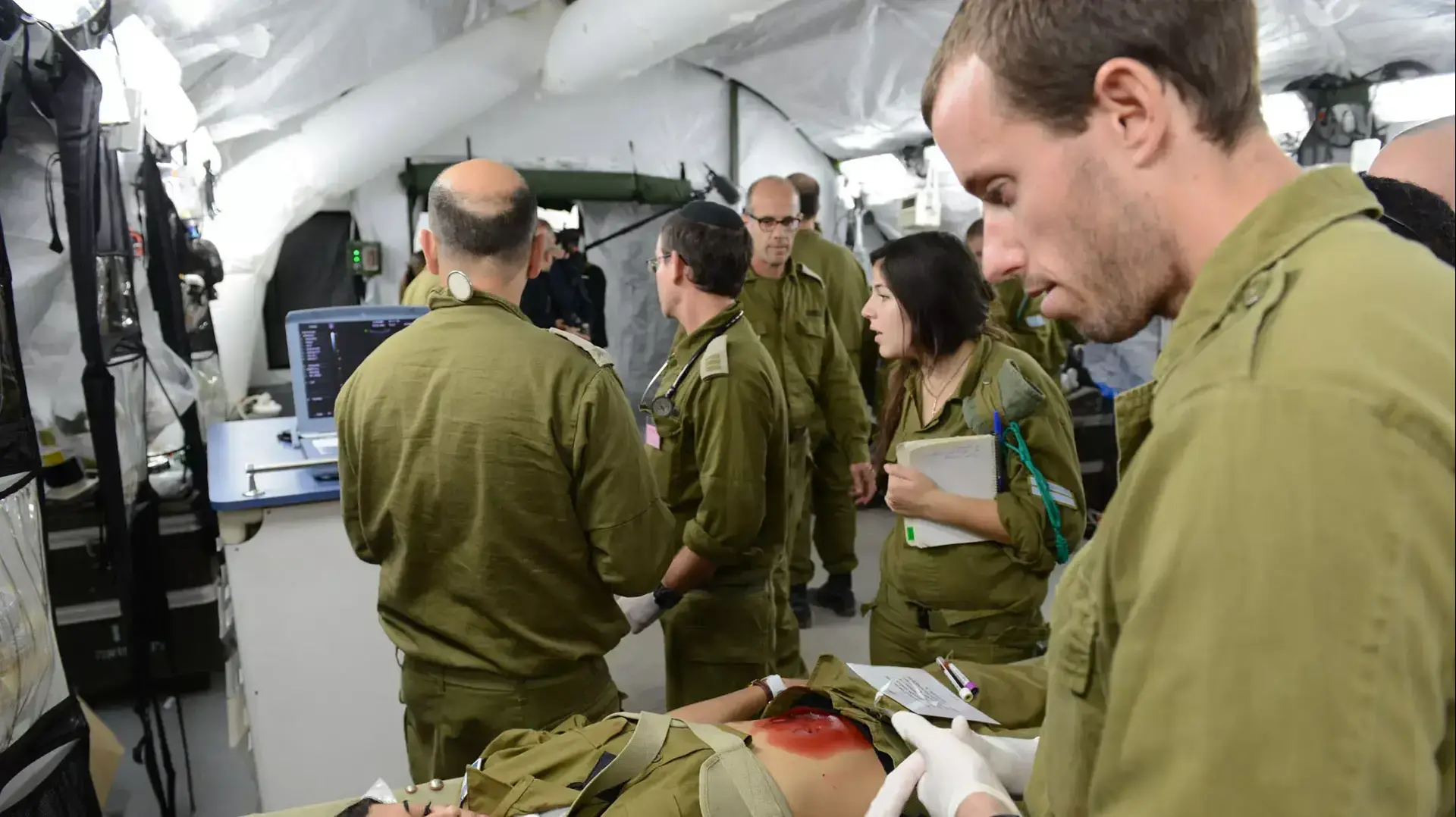 תרגיל של חיל הרפואה, צה"ל. דצמבר 2013 תרגיל של חיל הרפואה, צה"ל. דצמבר 2013