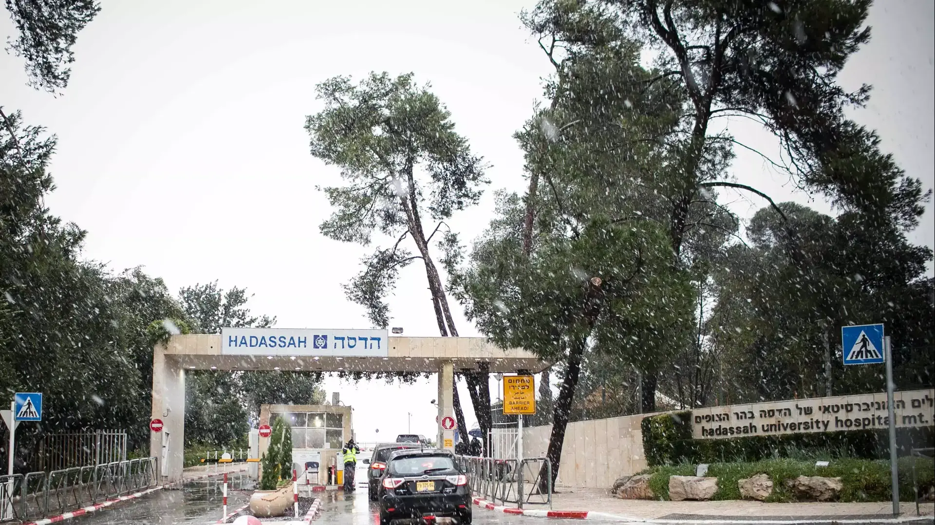 בית החולים הר הצופים. דצמבר 2013
