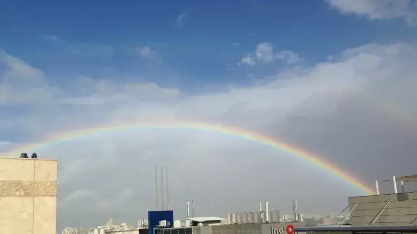 קשת בשמי תל אביב. דצמבר 2013 קשת בשמי תל אביב. דצמבר 2013
