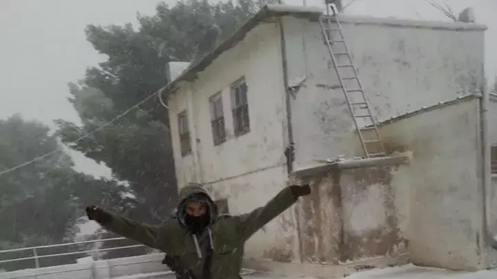 בוקר מושלג בגוש עציון בוקר מושלג בגוש עציון