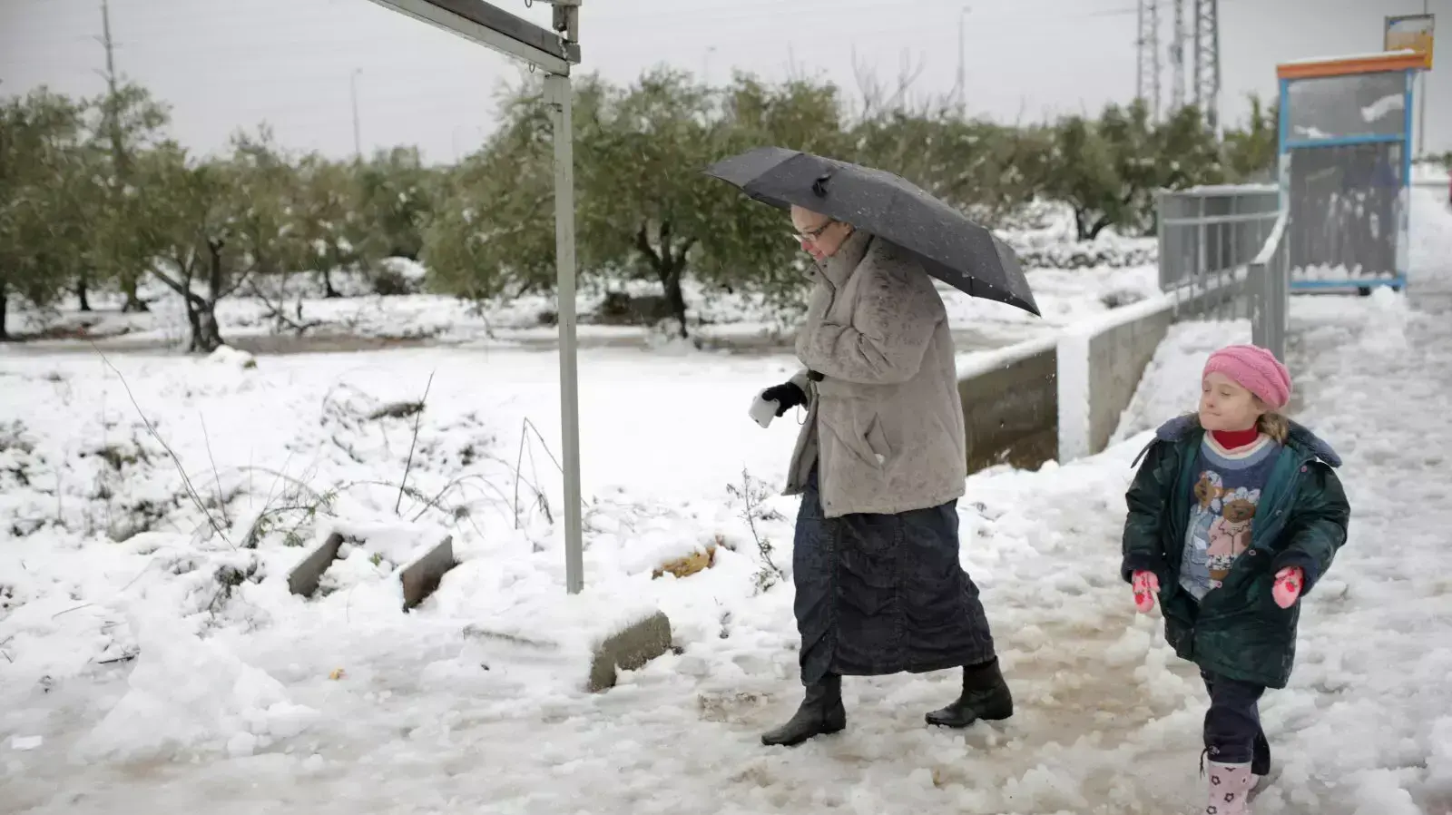 שלג באריאל, דצמבר 2013 שלג באריאל, דצמבר 2013