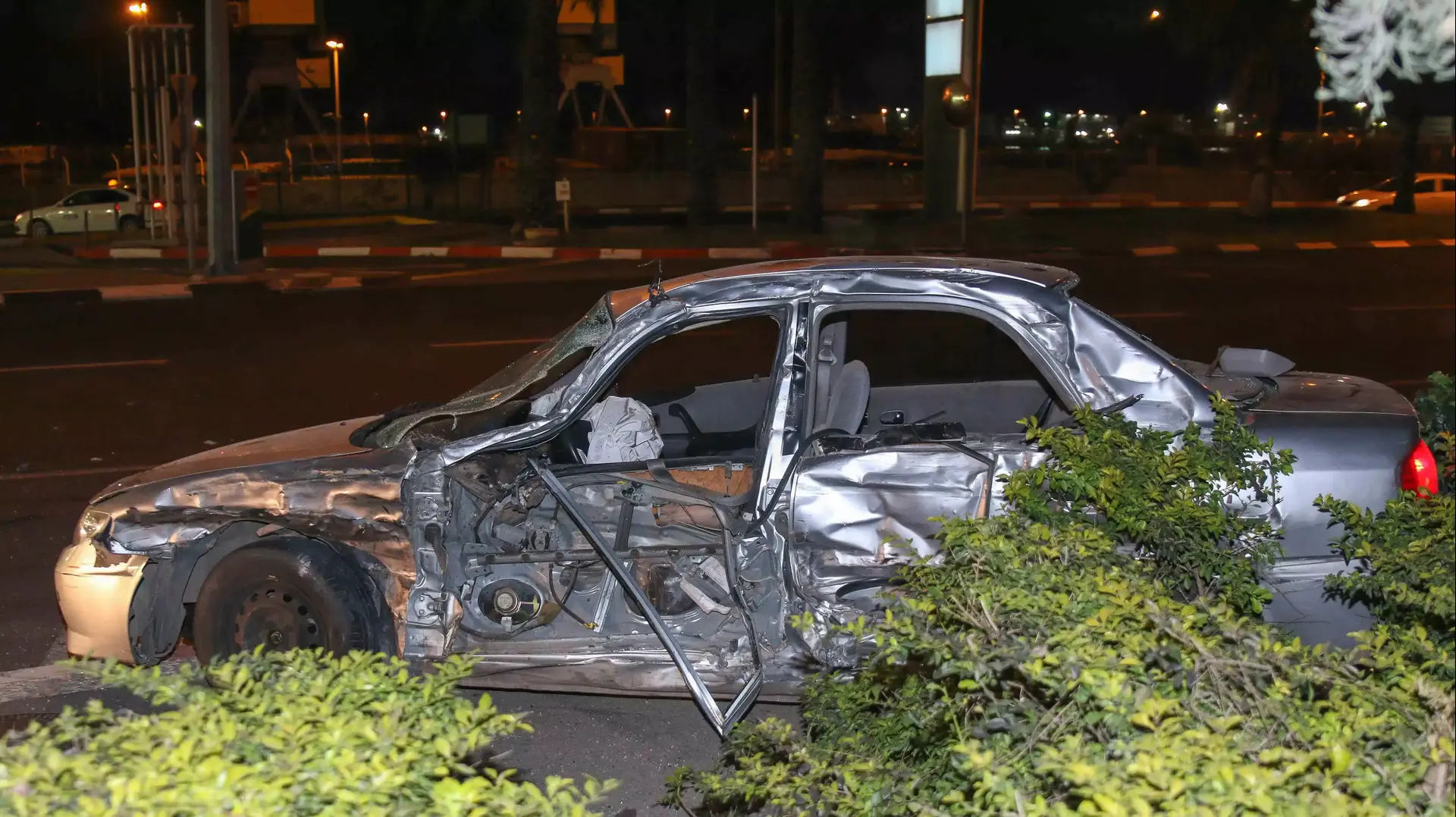 תאונת דרכים ברחוב יפו בחיפה, דצמבר 2013 תאונת דרכים ברחוב יפו בחיפה, דצמבר 2013