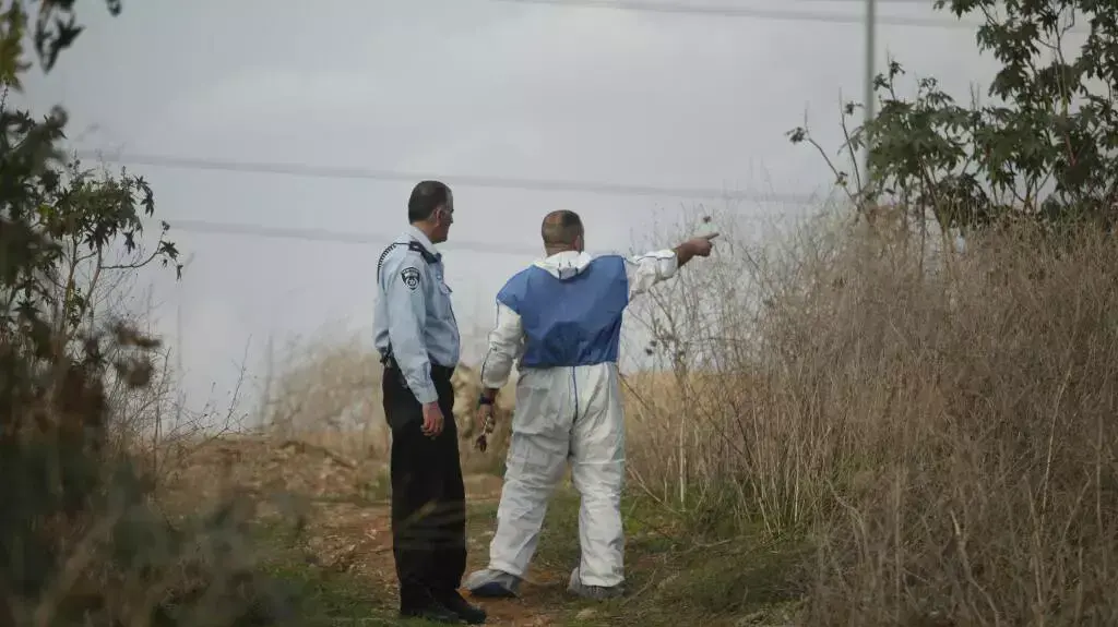 זירת הרצח בבני ברק, דצמבר 2013 זירת הרצח בבני ברק, דצמבר 2013