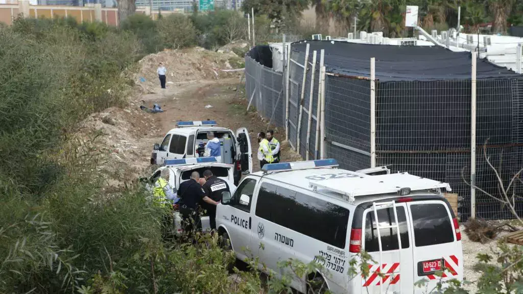 זירת הרצח בבני ברק, דצמבר 2013 זירת הרצח בבני ברק, דצמבר 2013