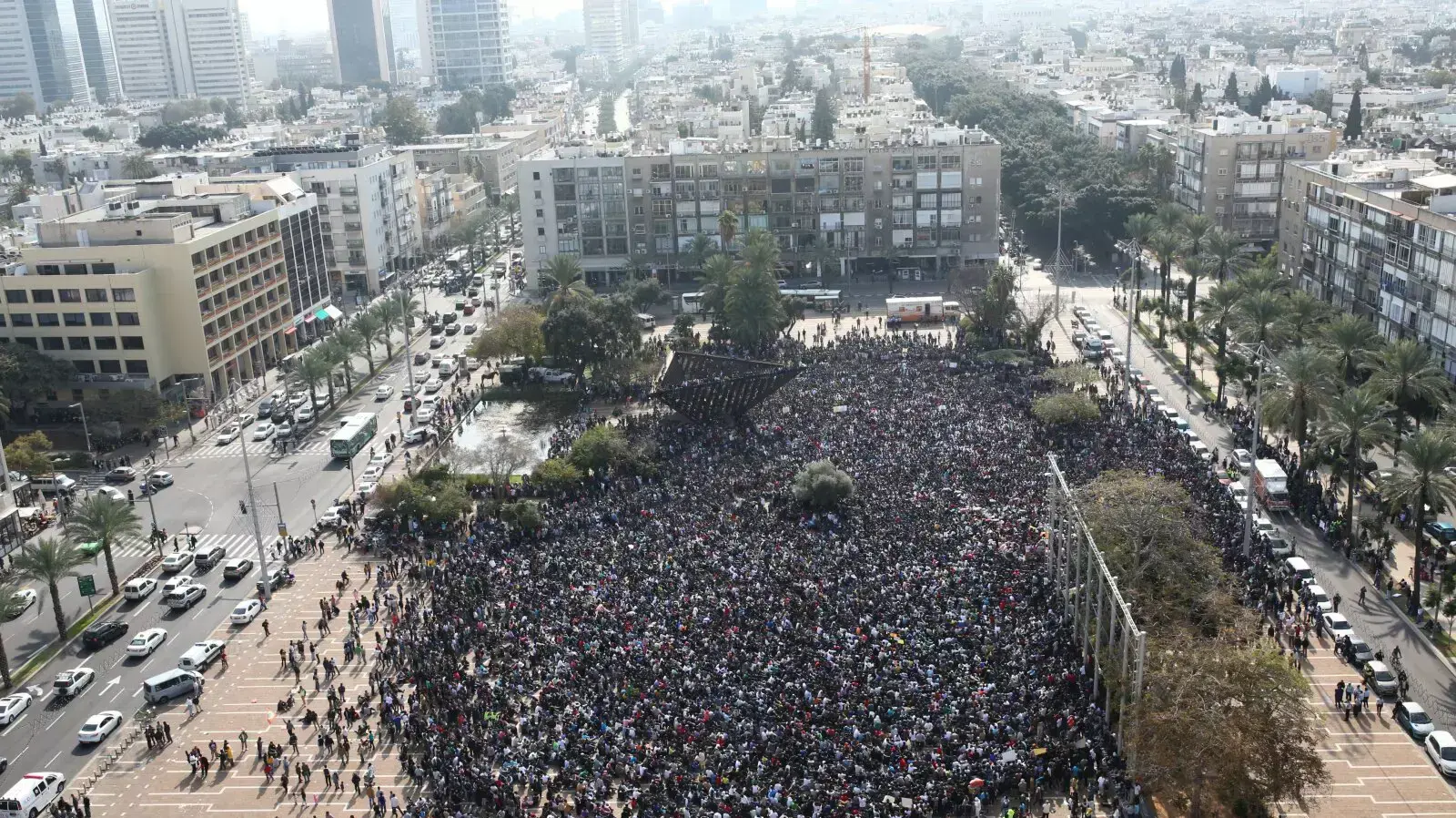 הפגנה של מבקשי מקלט בתל אביב הפגנה של מבקשי מקלט בתל אביב