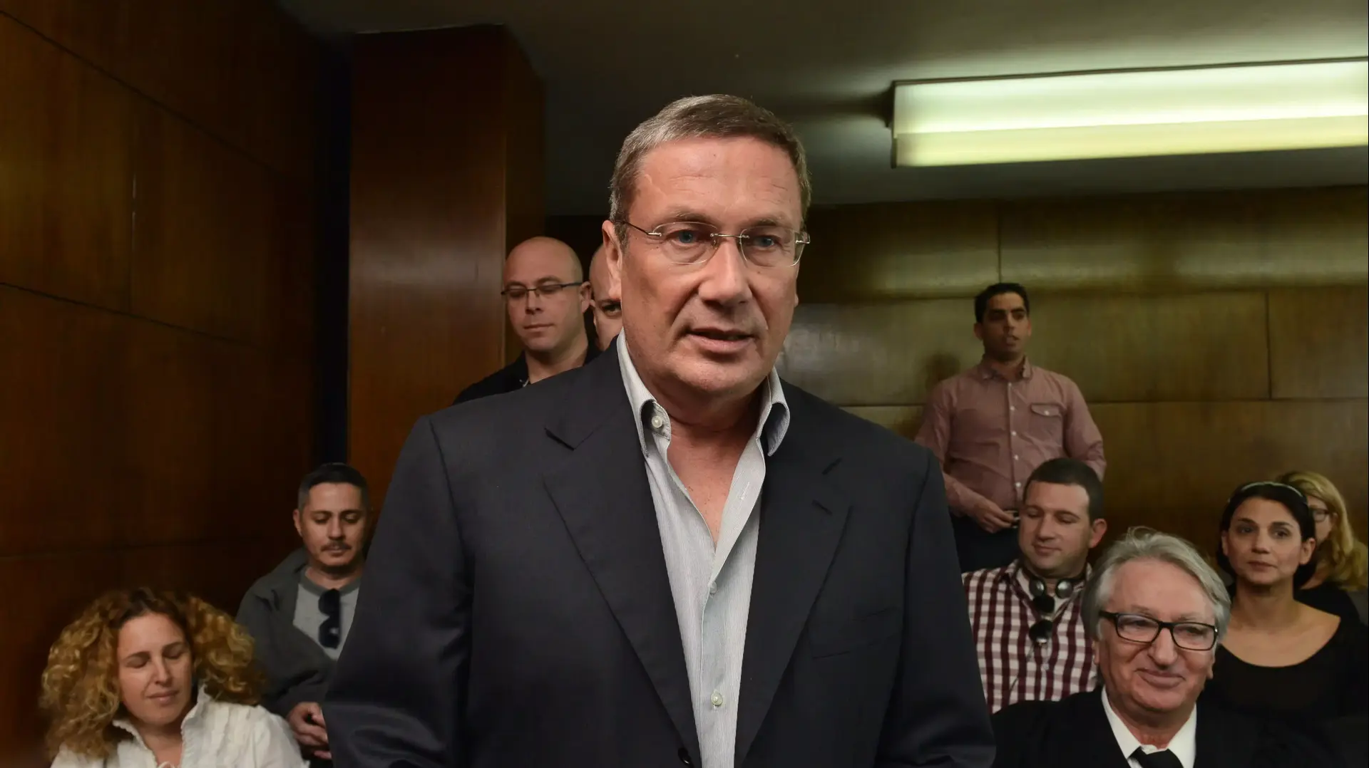 נוחי דנקנר בהכרעת בית המשפט בעניין איי די בי, ינואר 2013 נוחי דנקנר בהכרעת בית המשפט בעניין איי די בי, ינואר 2013