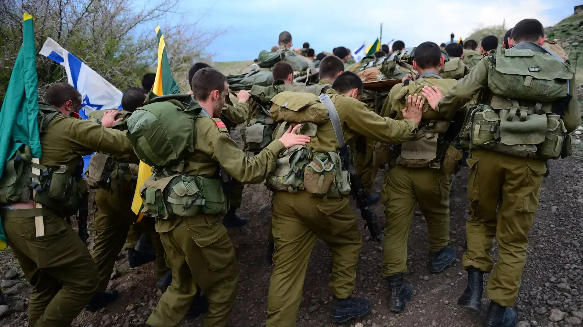 לוחמי גולני במסע בצפון הארץ, ינואר 2013