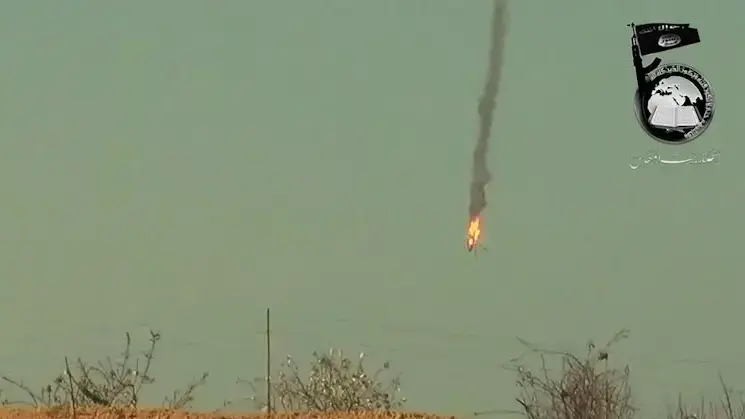 תיעוד: מסוק של חיל האוויר המצרי מופל בסיני