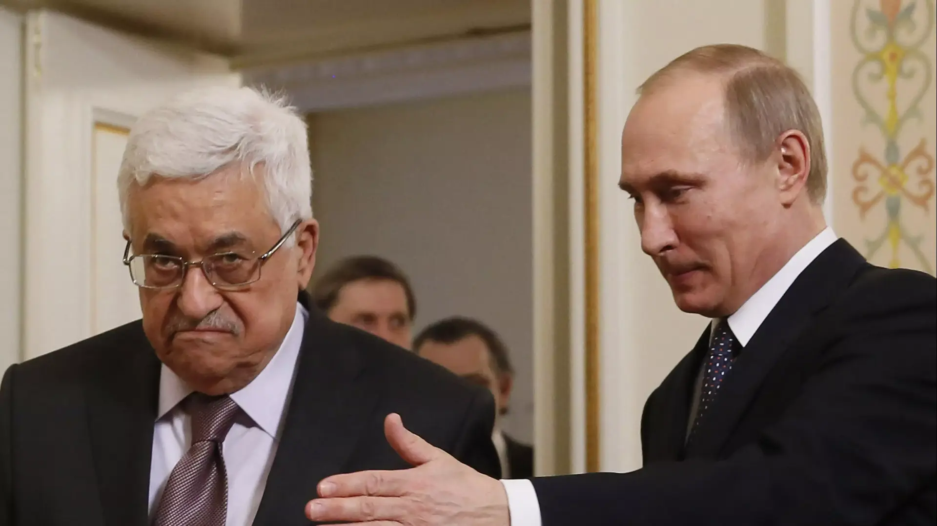 יו"ר הרשות הפלסטינית מחמוד עבאס (אבו מאזן) בפגישה עם ולדימיר פוטין. מוסקבה, 23 בינואר 2014 יו"ר הרשות הפלסטינית מחמוד עבאס (אבו מאזן) בפגישה עם ולדימיר פוטין. מוסקבה, 23 בינואר 2014