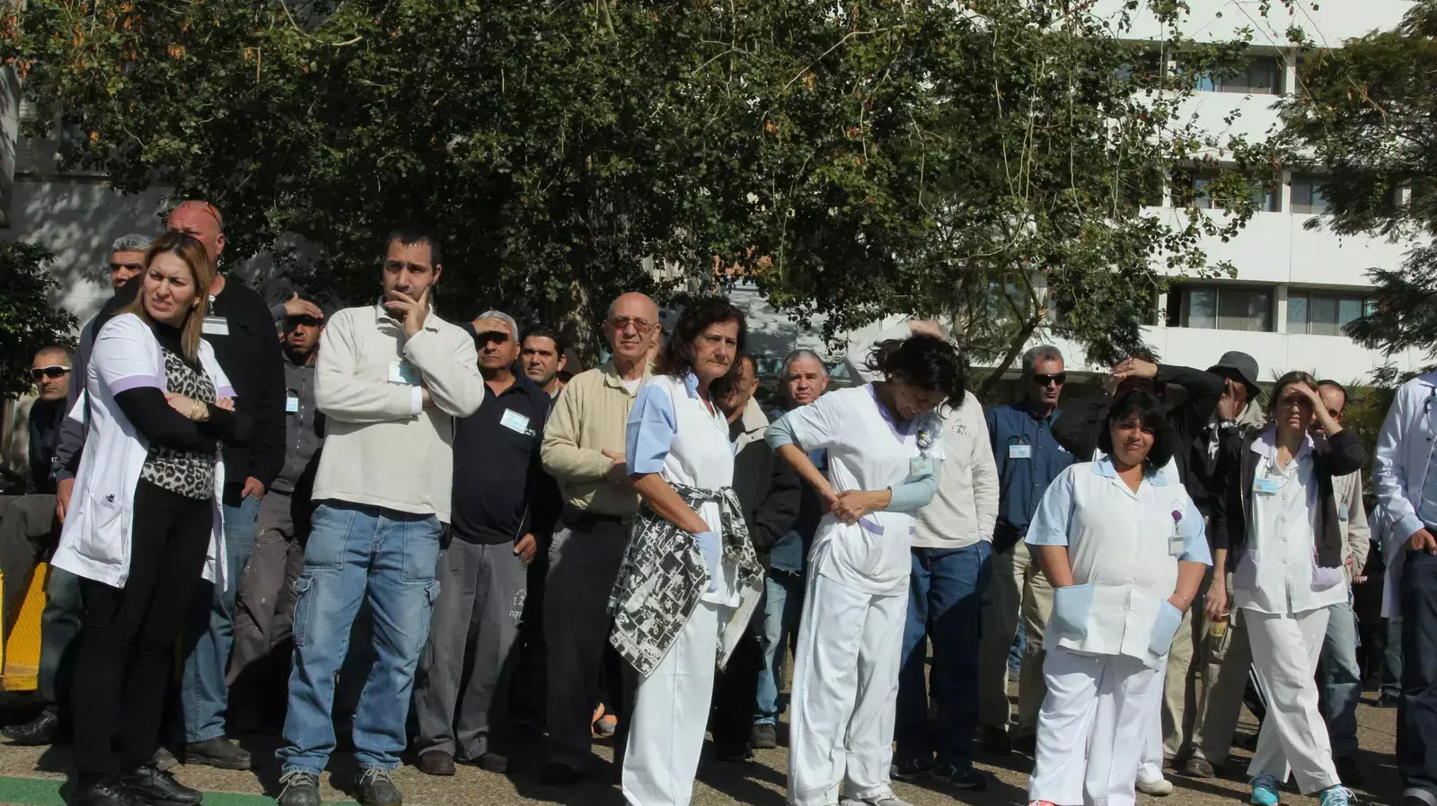 שביתה בבית החולים נהריה כהזדהות עם עובדי בית החולים הדסה. פברואר 2014 שביתה בבית החולים נהריה כהזדהות עם עובדי בית החולים הדסה. פברואר 2014