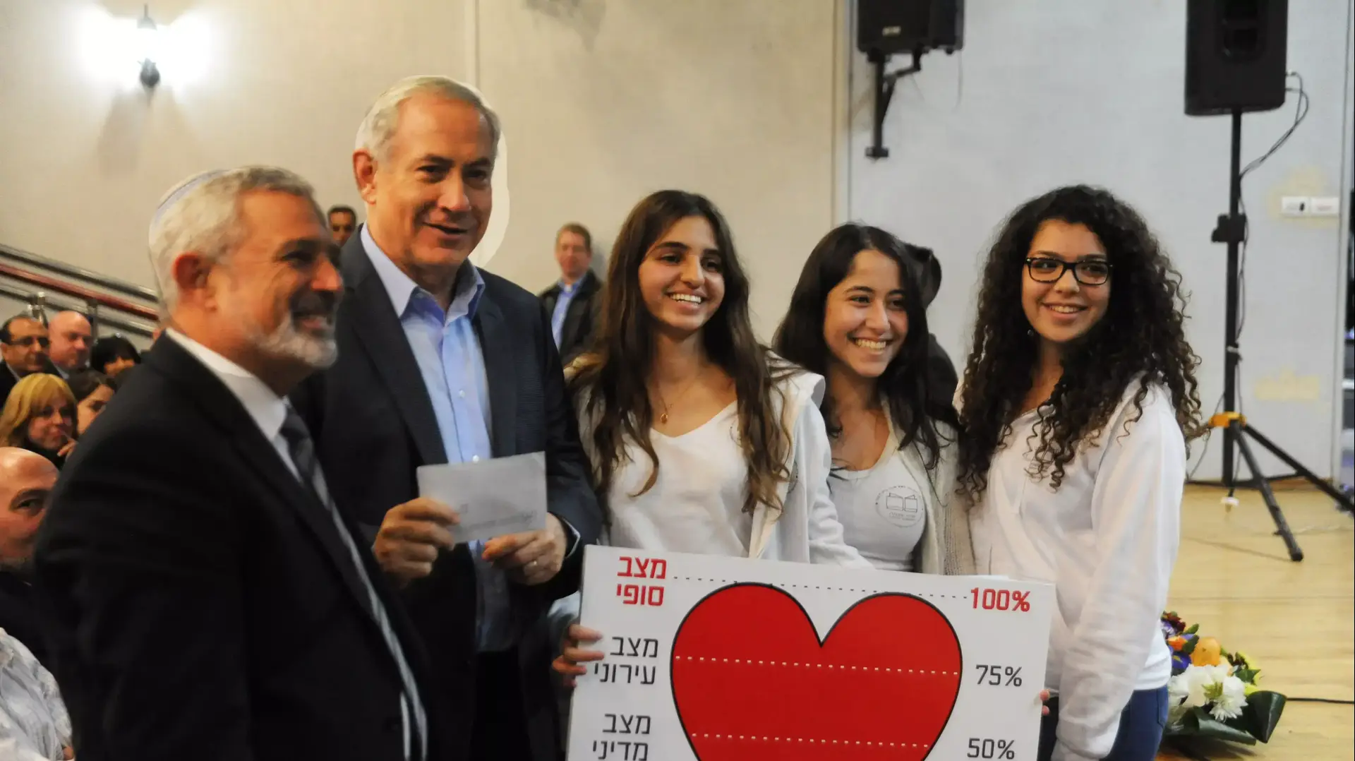 ראש הממשלה בנימין נתניהו מקבל אות אזרח כבוד מראש עיריית קריית שמונה ניסים מלכה, 18 בפברואר 2013 ראש הממשלה בנימין נתניהו מקבל אות אזרח כבוד מראש עיריית קריית שמונה ניסים מלכה, 18 בפברואר 2013