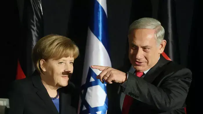 העולם לא נרגע מהתמונה של נתניהו ומרקל העולם לא נרגע מהתמונה של נתניהו ומרקל
