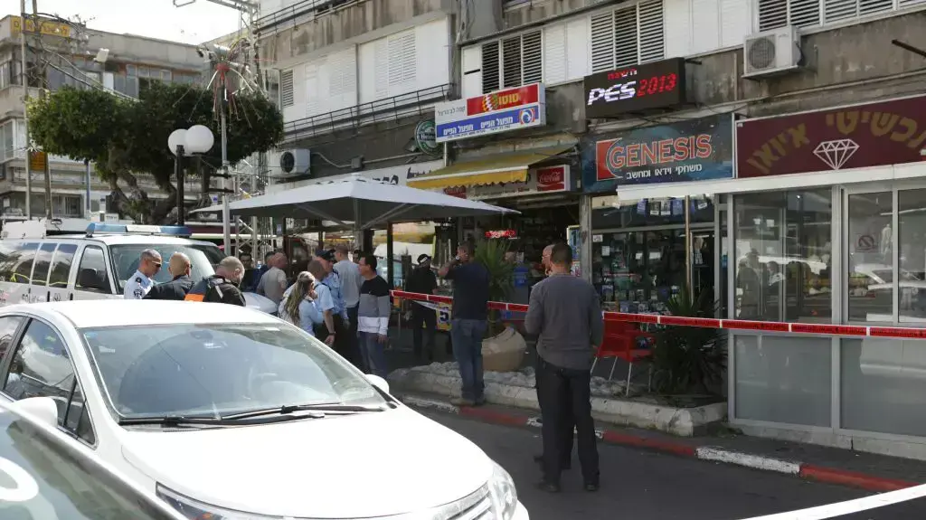 זירת הדקירה בנתניה, פברואר 2014 זירת הדקירה בנתניה, פברואר 2014