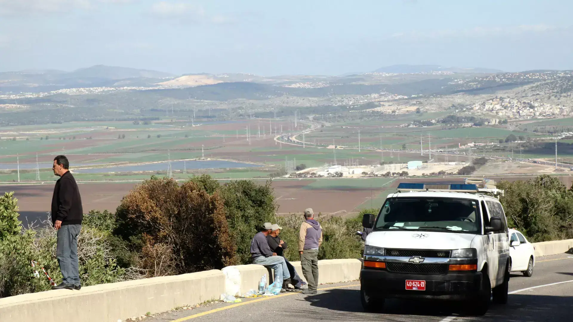 זירת החייל שנמצא חסר רוח חיים בחיפה, פברואר 2014