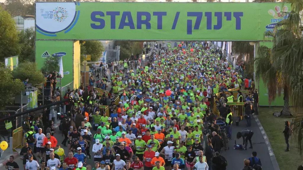 ריצת המרתון בתל אביב 2014 ריצת המרתון בתל אביב 2014