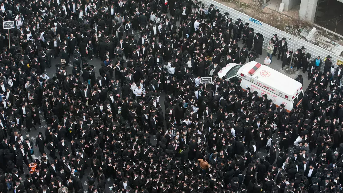 עצרת המיליון נגד חוק הגיוס, חרדים בבנייני האומה ירושלים. מרץ 2014 עצרת המיליון נגד חוק הגיוס, חרדים בבנייני האומה ירושלים. מרץ 2014