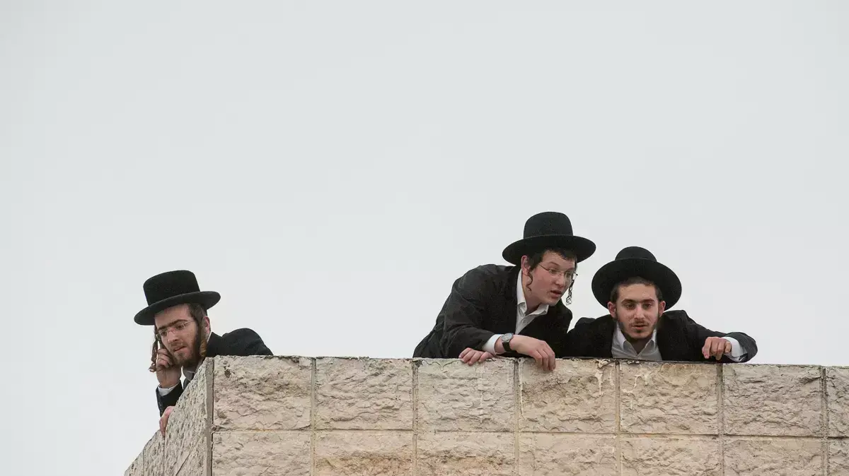 עצרת המיליון נגד חוק הגיוס, חרדים בבנייני האומה ירושלים. מרץ 2014 עצרת המיליון נגד חוק הגיוס, חרדים בבנייני האומה ירושלים. מרץ 2014