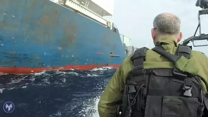 השתלטות של חיל הים על ספינה בלב ים. מרץ 2014 השתלטות של חיל הים על ספינה בלב ים. מרץ 2014