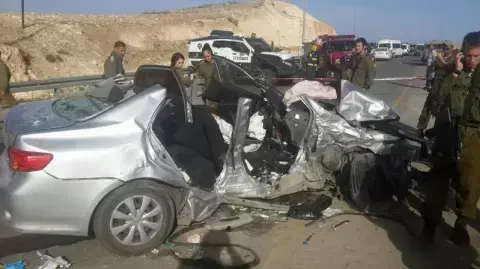 תאונת דרכים במעבר מיתר שליד עומר, 8 במרץ 2014 תאונת דרכים במעבר מיתר שליד עומר, 8 במרץ 2014