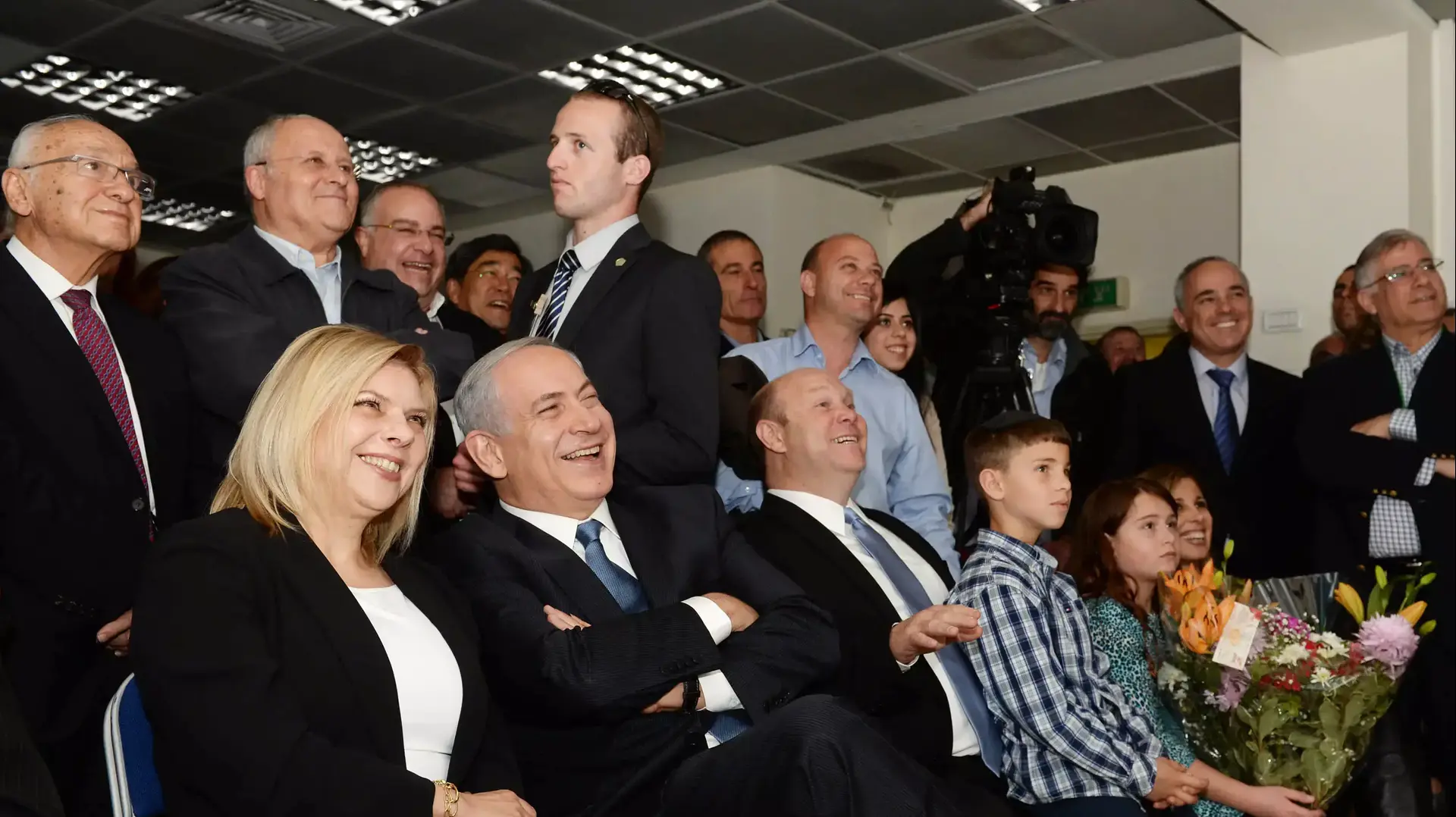 אירוע פרידה מראש הסגל בלשכת ראש הממשלה, גיל שפר, בהשתתפות ראש הממשלה בנימין נתניהו ורעייתו שרה נתניהו, מרץ 2014