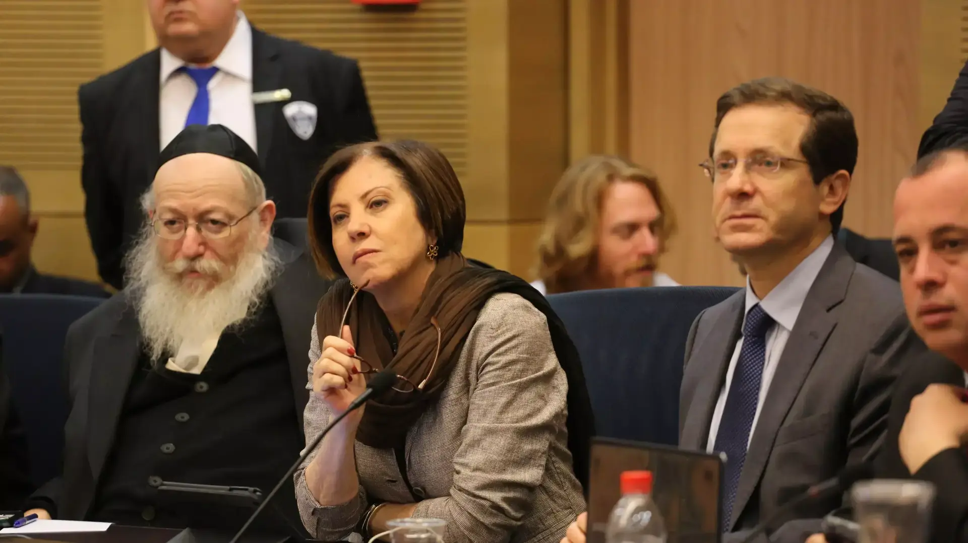 כנס של האופוזיציה שמחרימה את דיוני המליאה. מרץ 2014 כנס של האופוזיציה שמחרימה את דיוני המליאה. מרץ 2014