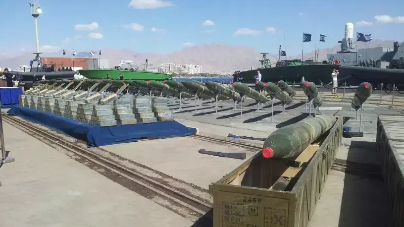תערוכת הנשק שהיה על הספינה שנתפסה בלב ים, אילת. מרץ 2014 תערוכת הנשק שהיה על הספינה שנתפסה בלב ים, אילת. מרץ 2014