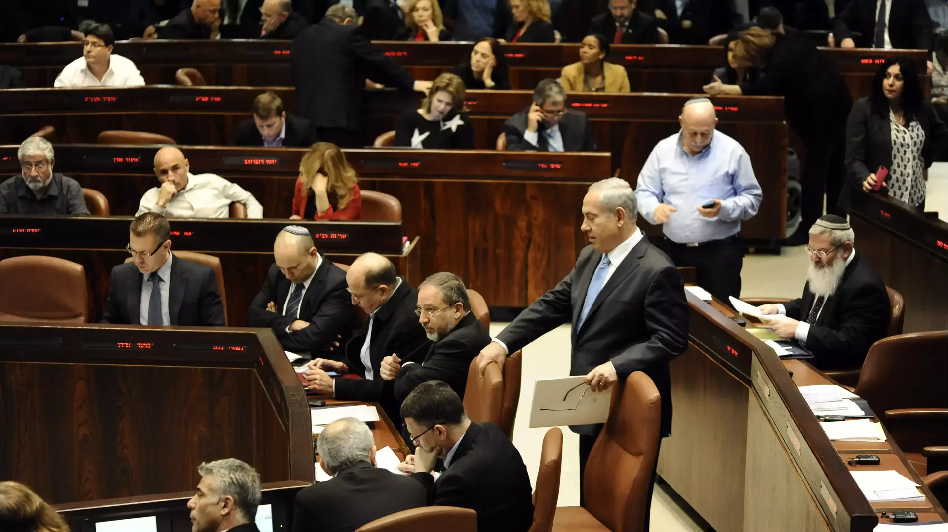 ההצבעה על חוק שירות לאומי אזרחי בכנסת, מרץ 2014