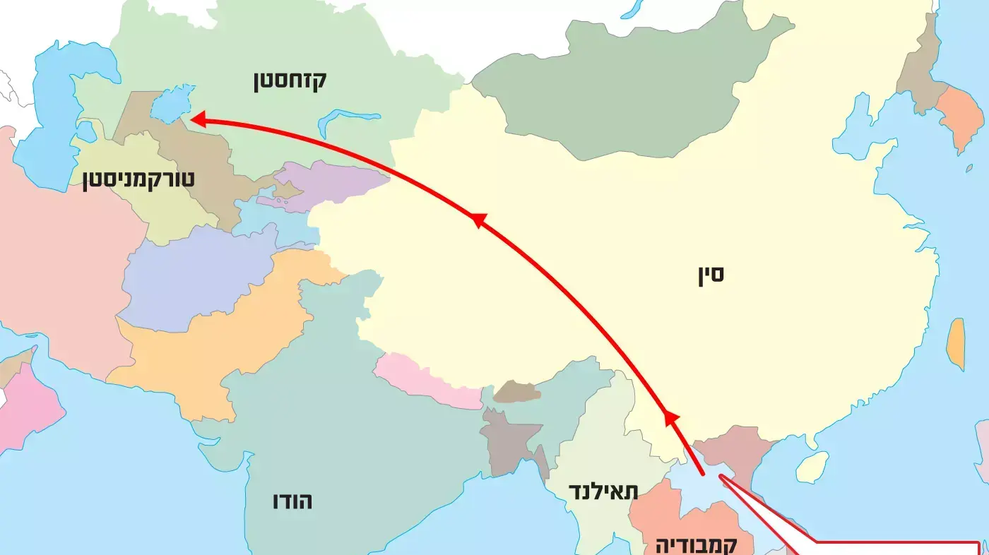 מפת טיסת MH370 מפת טיסת MH370
