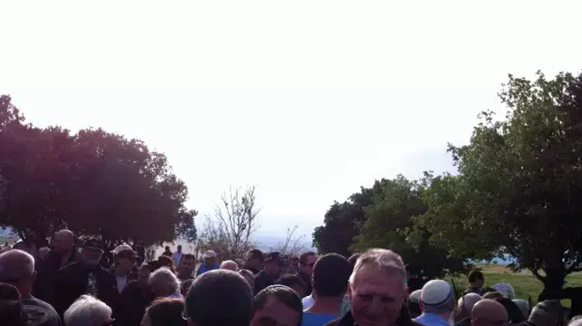 הלוויה של מאיר הר ציון, מרץ 2014