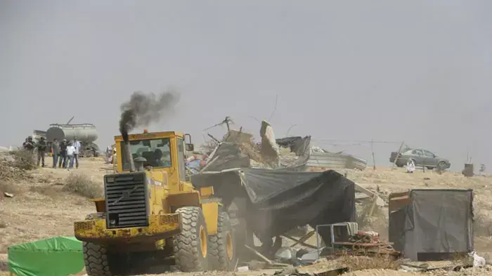 הריסת המבנים בכפר אל עראקיב בפעם השנייה- אוגוסט 2010