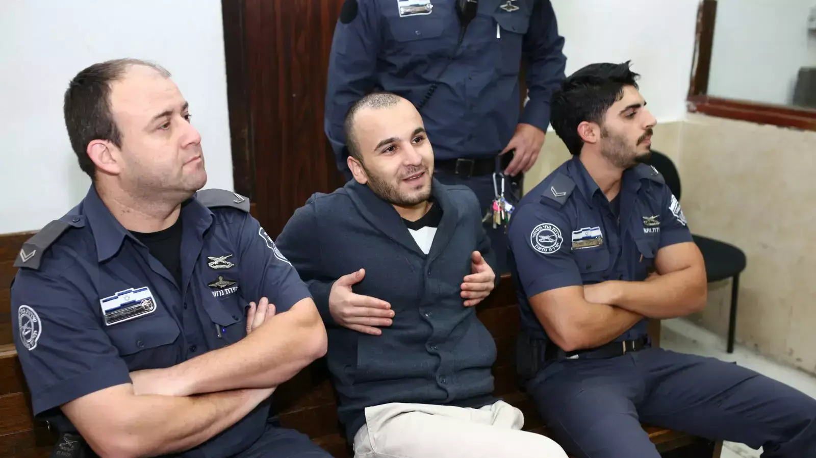 זאור חנקישייב  עד המדינה לשעבר בפרשת הבר נוער. אפריל 2014