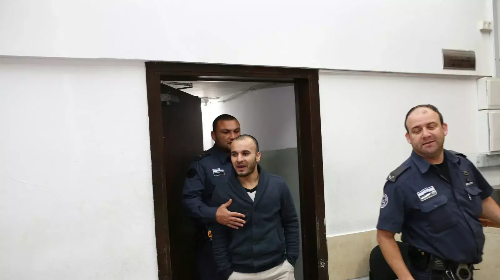 זאור חנקישייב  עד המדינה לשעבר בפרשת הבר נוער. אפריל 2014