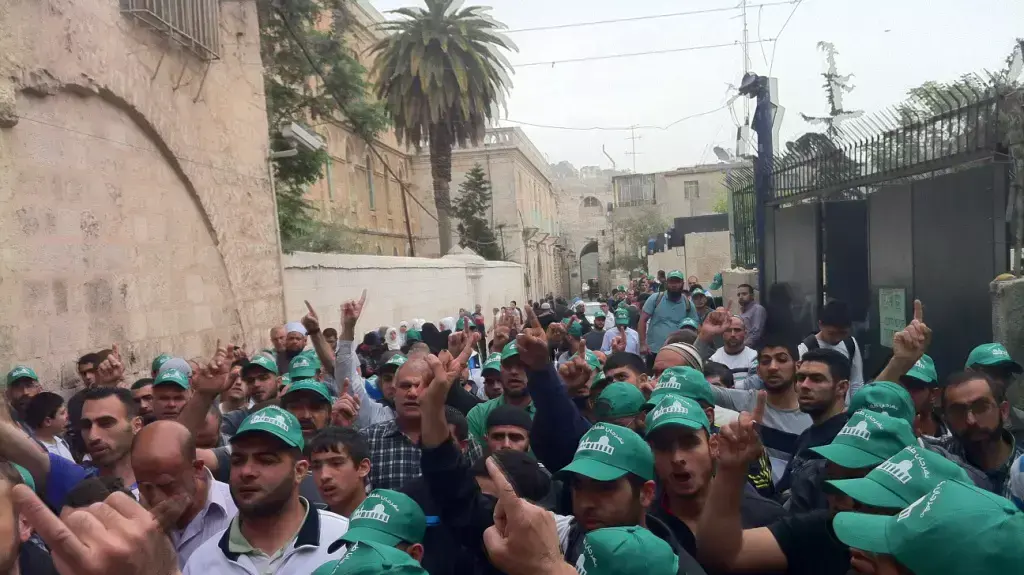 מהומות בהר הבית, 20 באפריל 2014 מהומות בהר הבית, 20 באפריל 2014