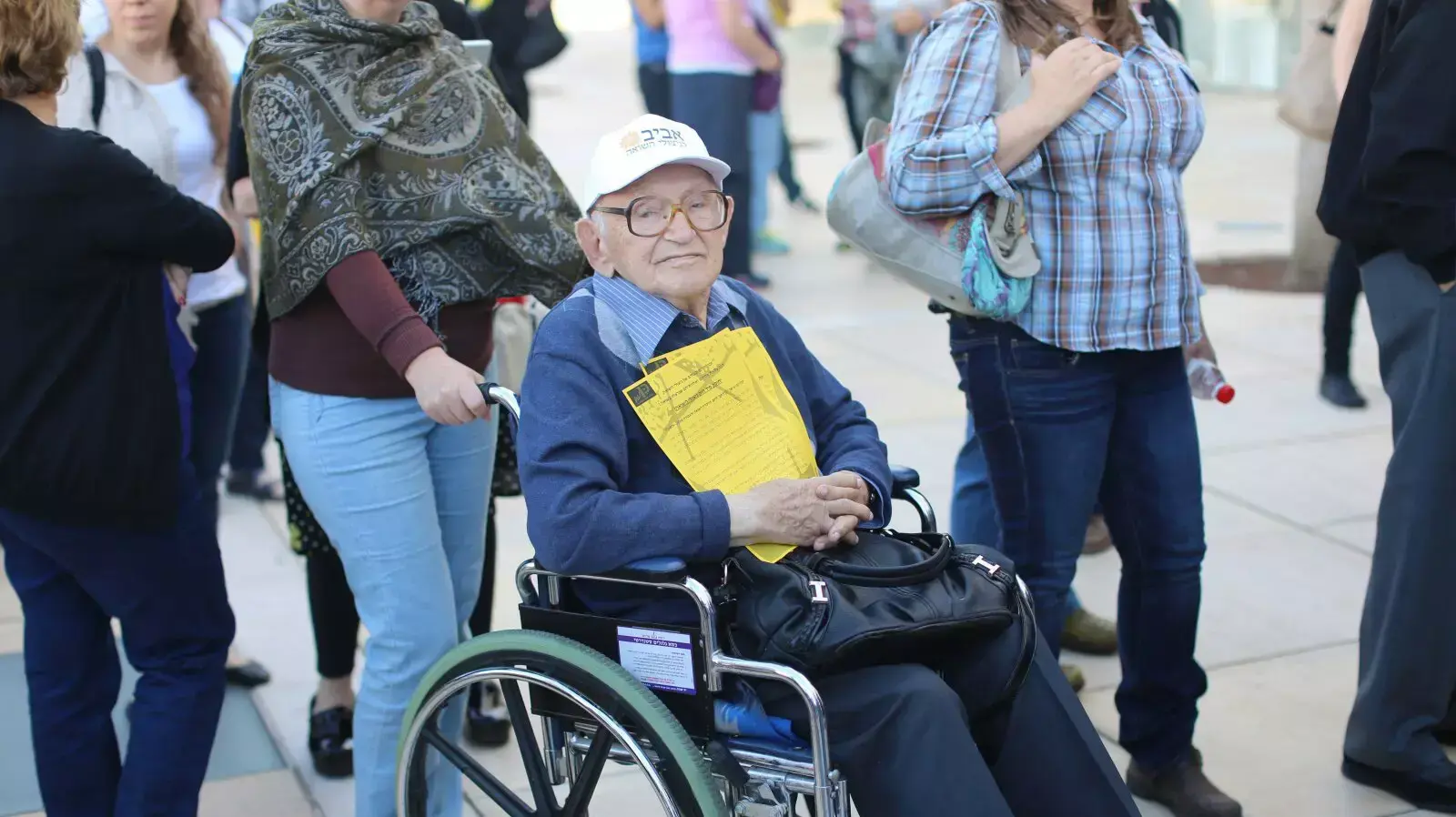 "המצעד למען החיים" של עמותת "אביב לניצולי השואה". אפריל 2014