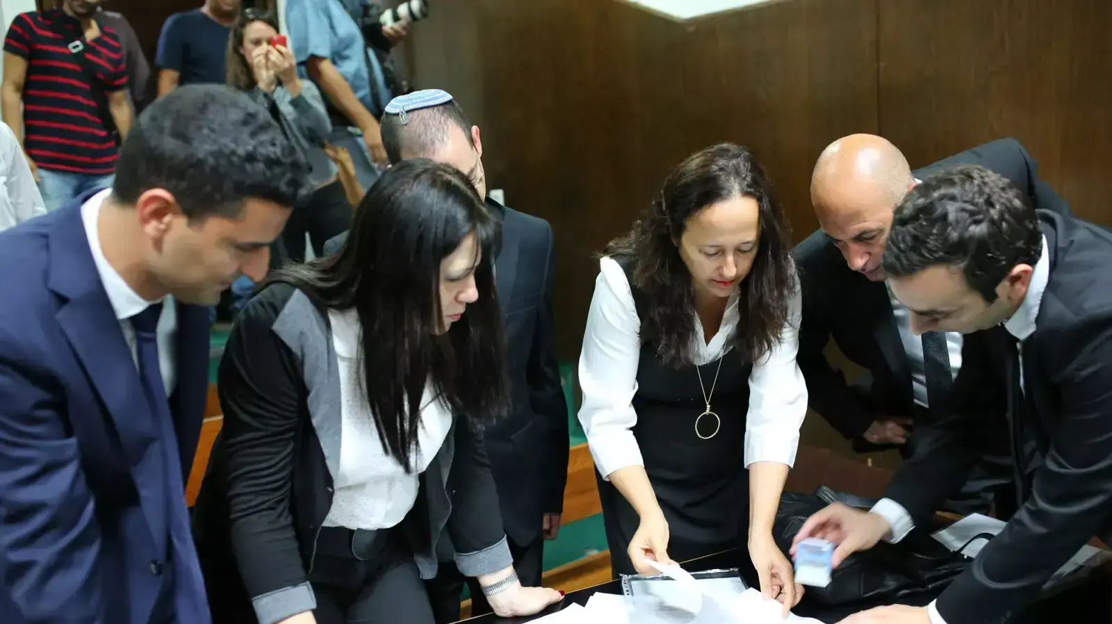 דיון בעסקת הטיעון של שלומי לחיאני בבית משפט השלום בתל אביב, מאי 2014