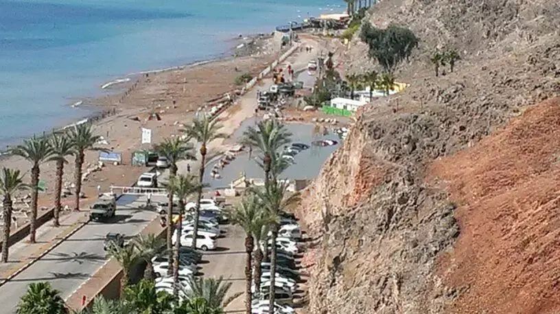 הצפות במעבר טאבה, 9 במאי 2014 הצפות במעבר טאבה, 9 במאי 2014