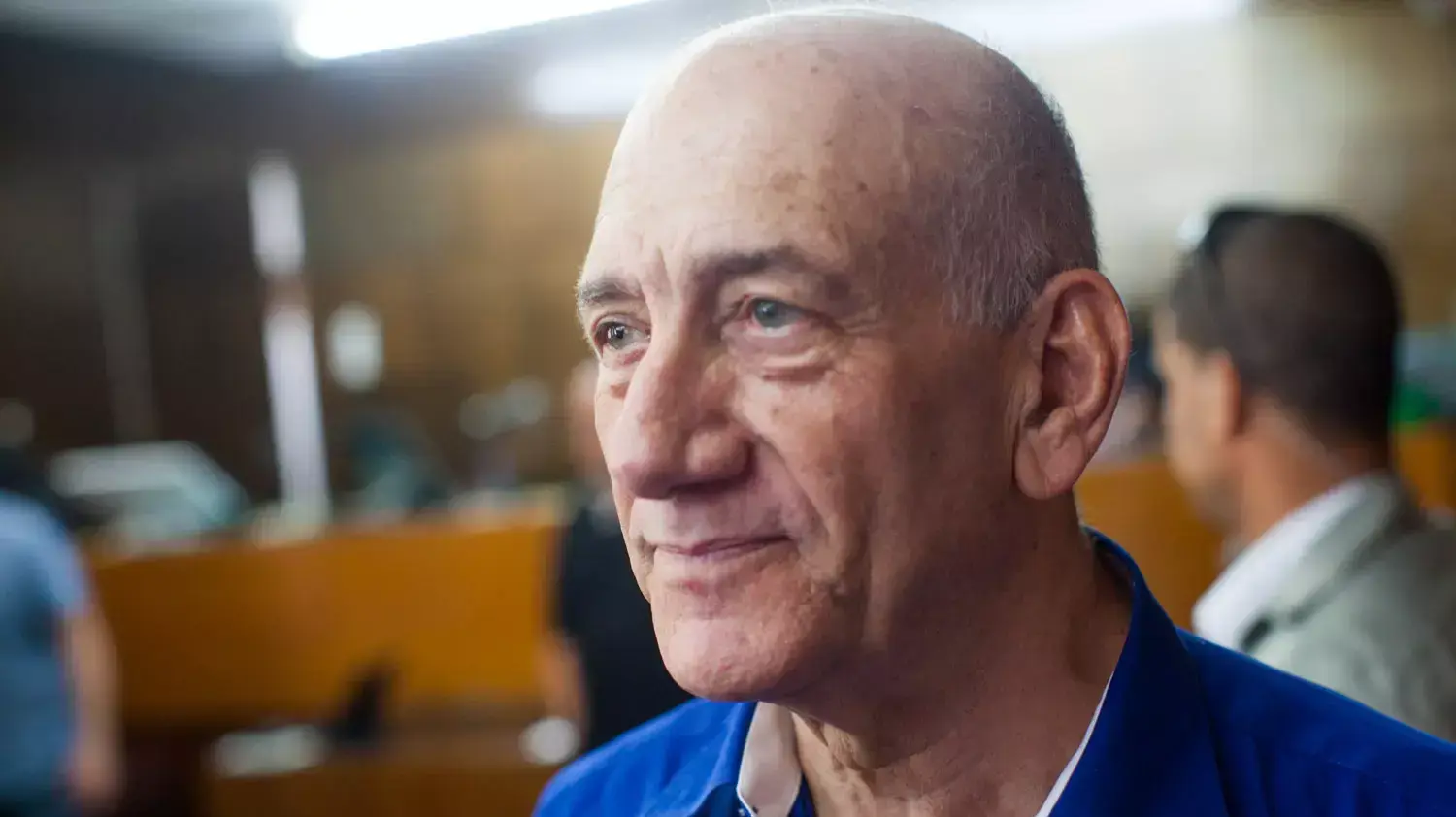 ראש הממשלה לשעבר אהוד אולמרט בבית המשפט, מאי 2014 ראש הממשלה לשעבר אהוד אולמרט בבית המשפט, מאי 2014