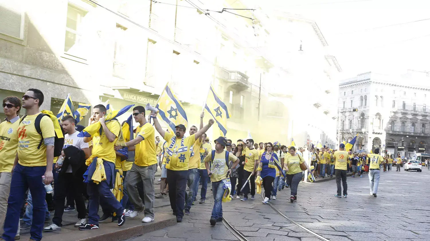 אוהדי מכבי תל אביב במילאנו