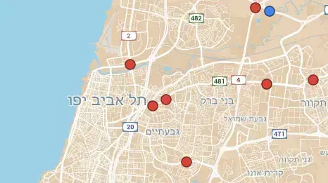 מיפוי מצלמות תנועה