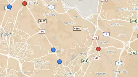 מיפוי מצלמות תנועה